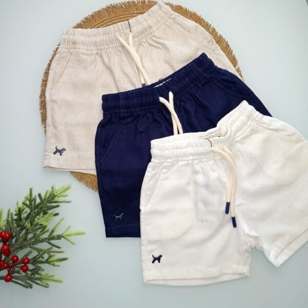 Short Infantil em Linho