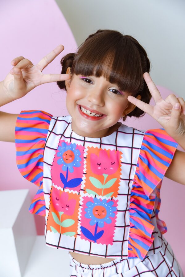 Conjunto Quadrado Flores - Imagem 2