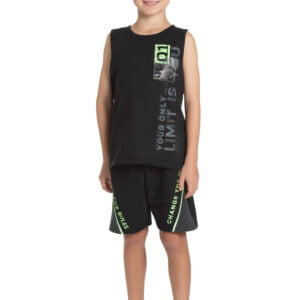 Conjunto Infantil Regata Preto TileeSul