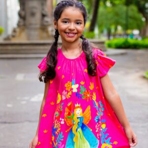 Vestido Princesa Rosa