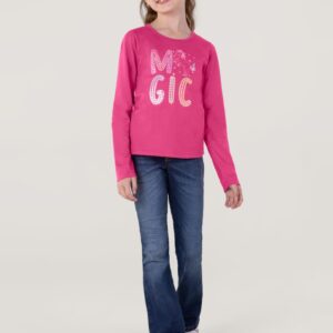Blusa Infantil Manga Longa Unicórnio