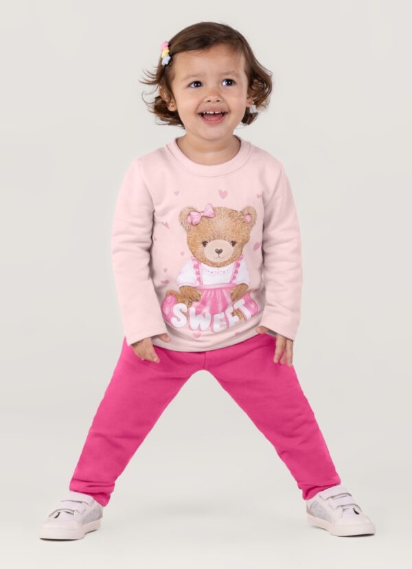 Conjunto Ursinho Rosa