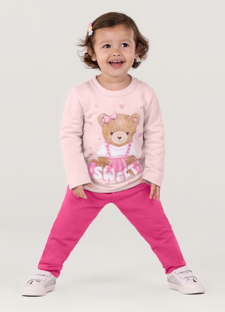 Conjunto Ursinho Rosa