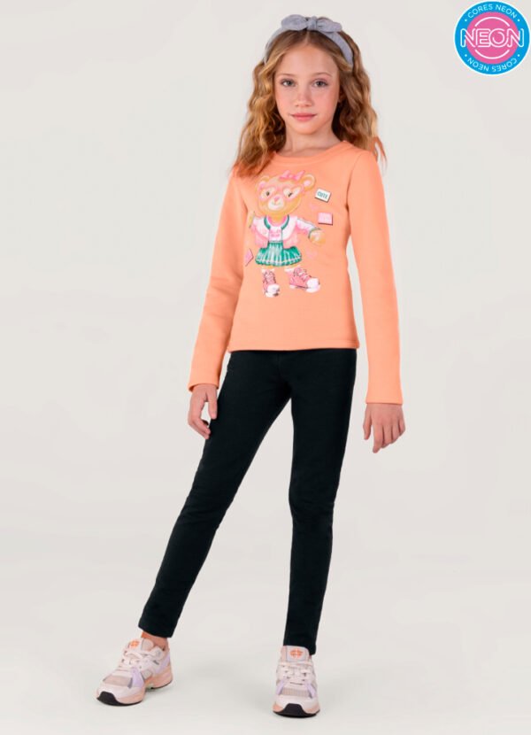 Conjunto Moletom Infantil Ursinha