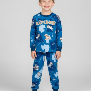 Pijama Infantil Explorer Azul Brandili