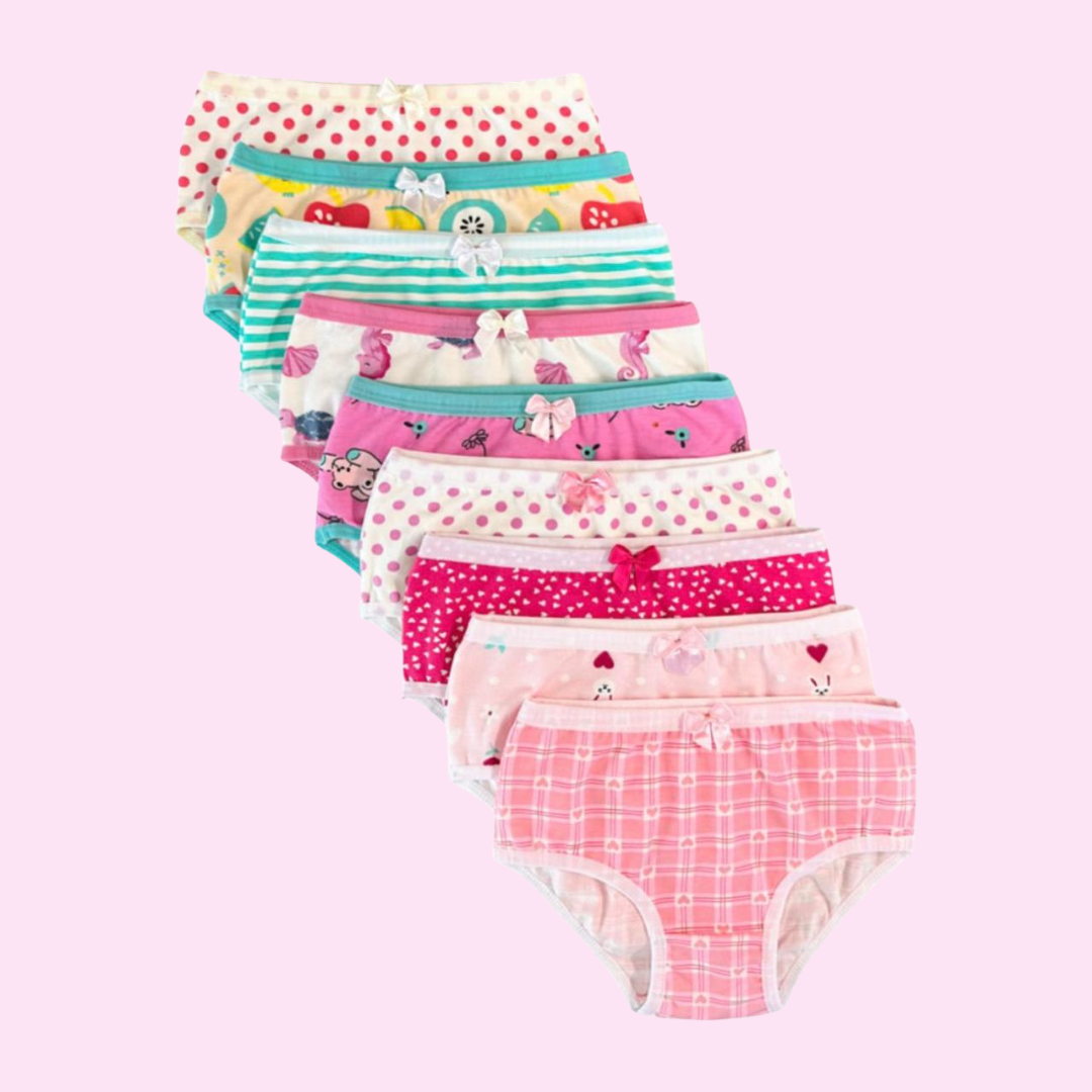 Calcinha Infantil Algodão M 27 Calcinha Infantil G