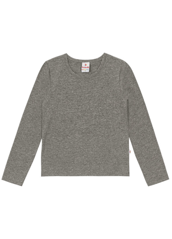 Blusa Infantil Manga Longa Brandili