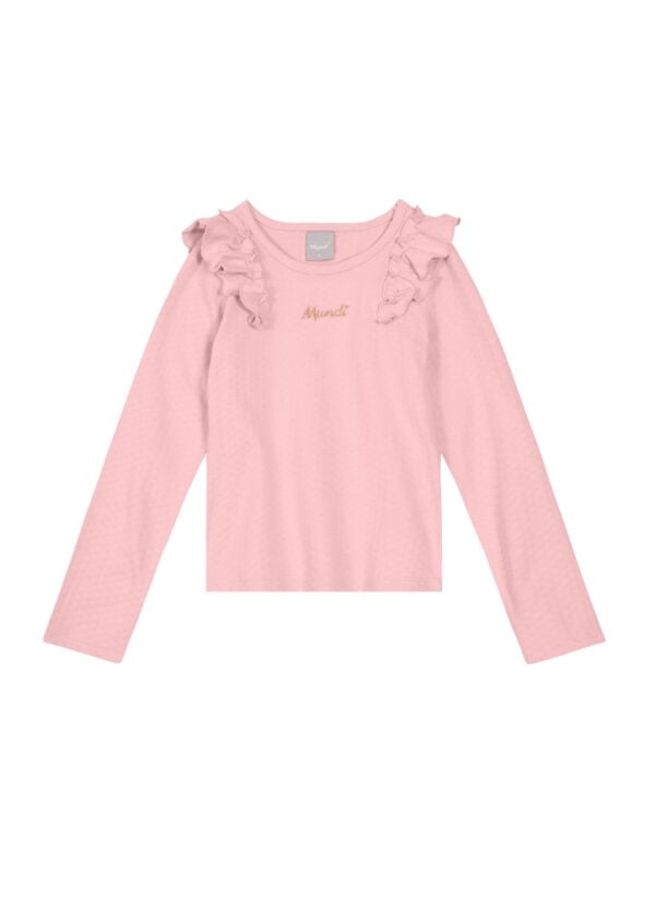 Blusa Infantil Manga Longa Mundi - Imagem 3