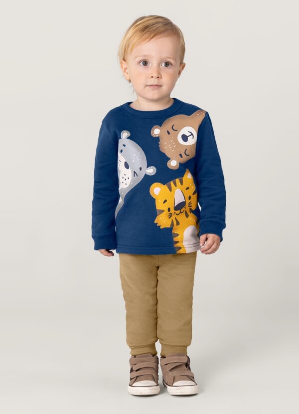 Conjunto Infantil Moletom Ursinhos