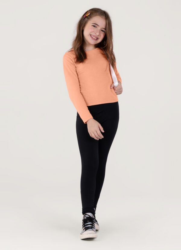 Blusa Infantil Manga Longa Brandili