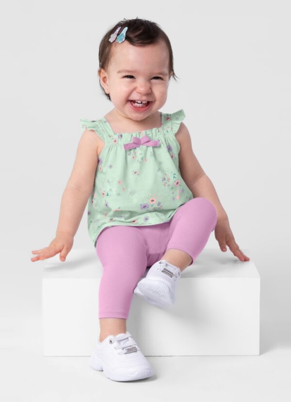 Conjunto Bebê Flores