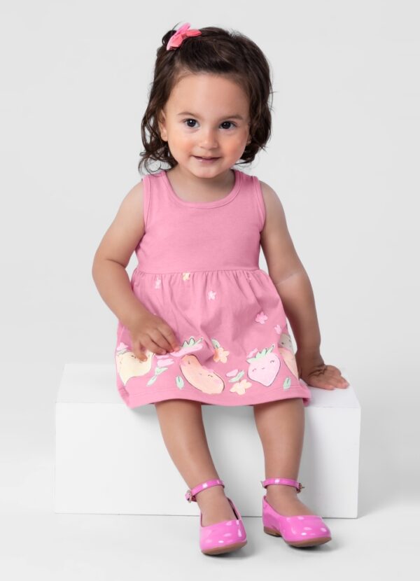 Vestido Bebê Frutinhas