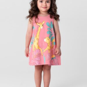 Vestido Infantil Girafinha