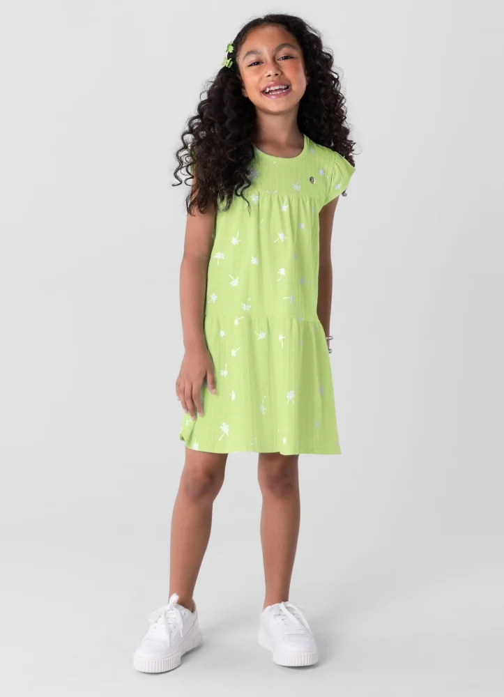 Vestido Infantil Palmeiras