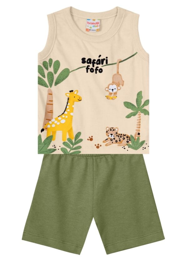Conjunto Bebê Safari Fofo