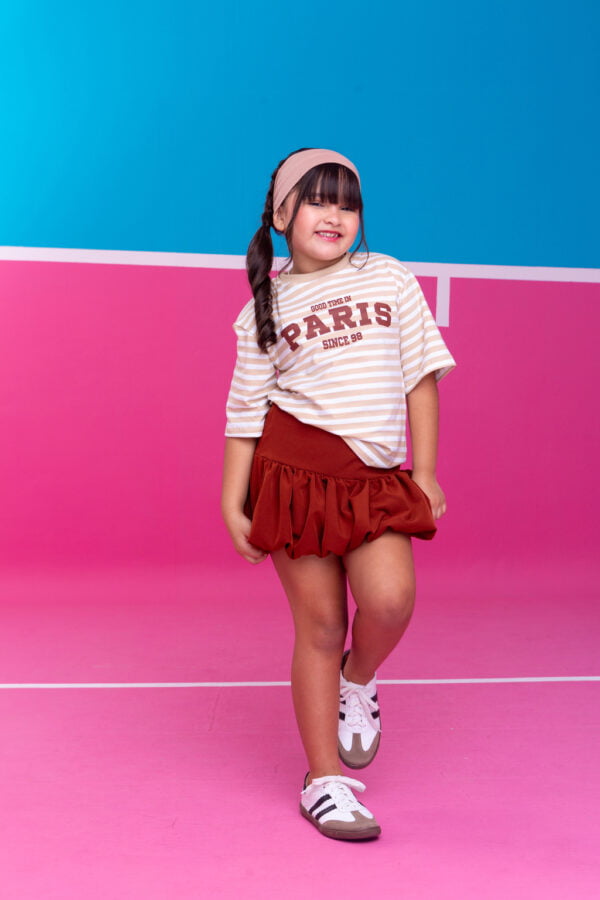 Conjunto Infantil Saia Balonê Paris - Imagem 2