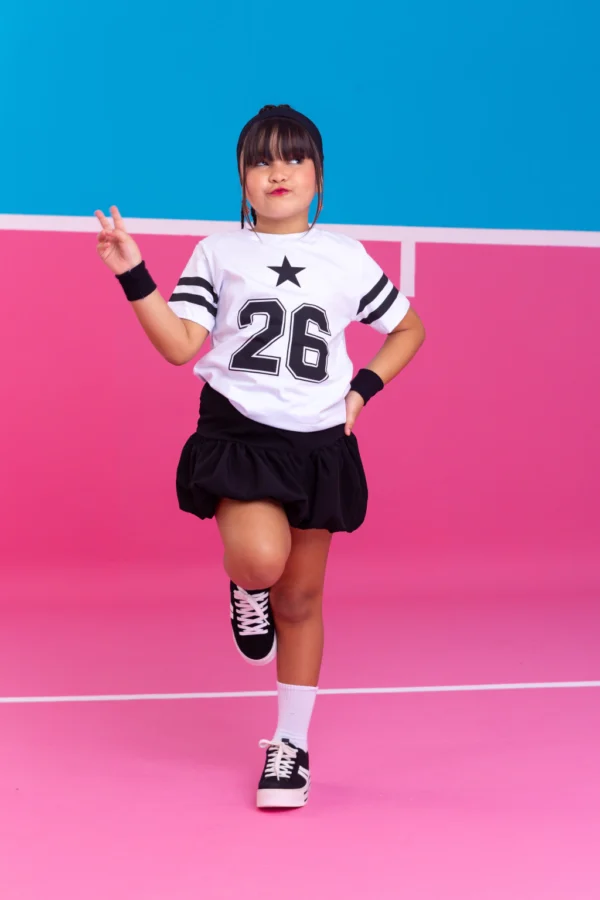Conjunto Infantil Saia Balonê Estrela - Imagem 3