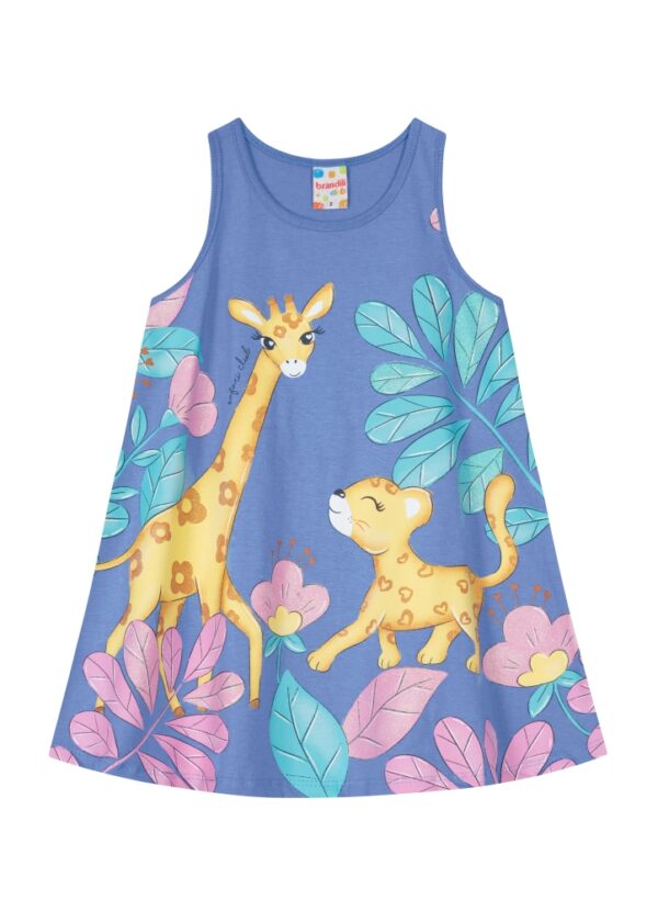 Vestido Infantil Girafinha