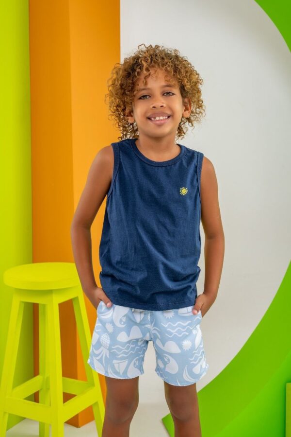 Conjunto Infantil Barquinhos