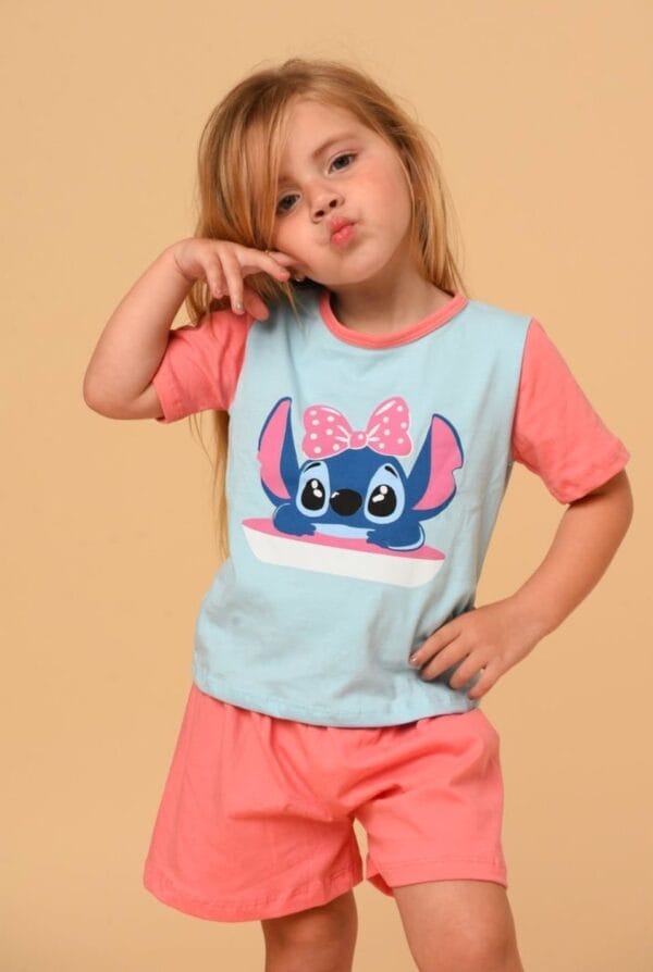 Pijama Infantil Stitch