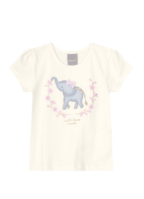 Blusa Infantil Mundi Elefantinha