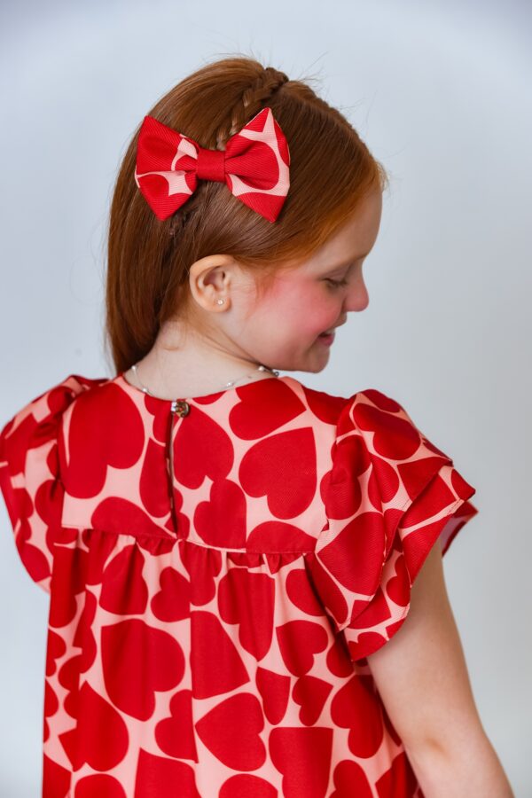 Vestido Infantil Corações