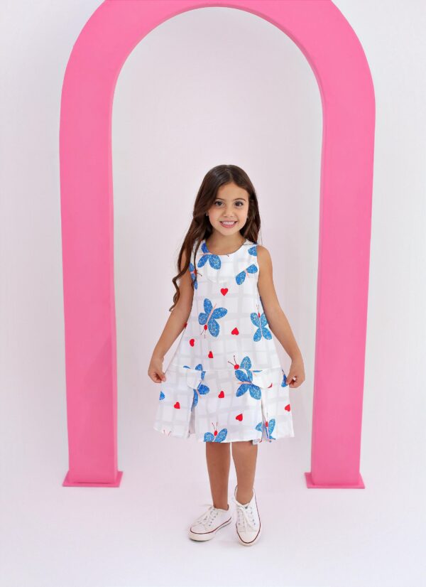 Vestido Infantil Borboletas