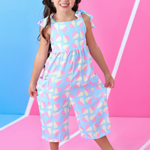 Macacão Infantil Corações