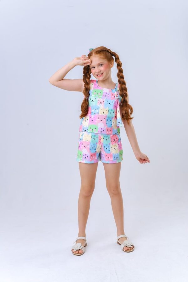 Conjunto Infantil Gatinhos