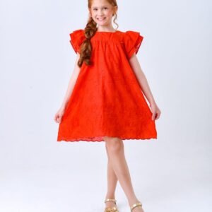 Vestido Infantil Laise Vermelho