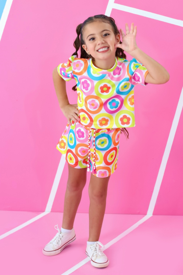 Conjunto Infantil Florzinhas