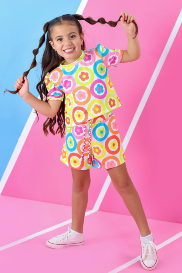 Conjunto Infantil Florzinhas