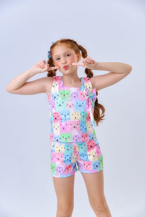 Conjunto Infantil Gatinhos