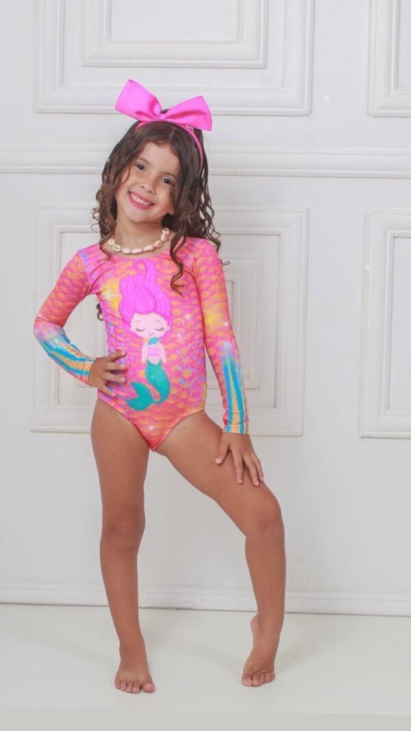 Maiô Infantil Sereia