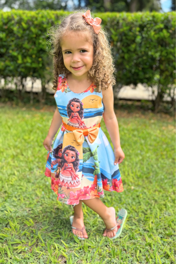 Vestido Infantil Moana - Imagem 2