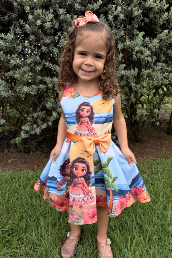 Vestido Infantil Moana