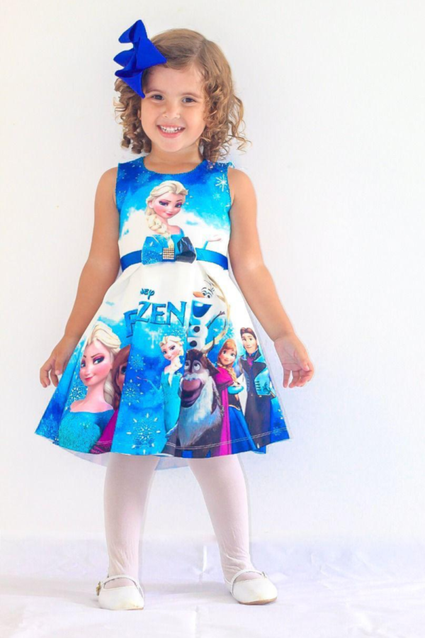 Vestido Infantil Frozen - Imagem 2