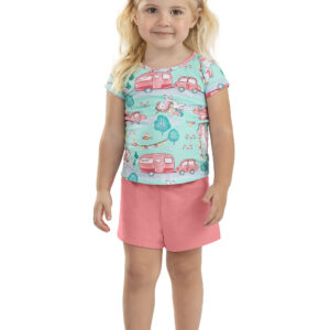 Conjunto Infantil Menina Unicórnios