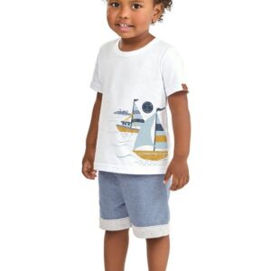 Conjunto Infantil Menino Barco