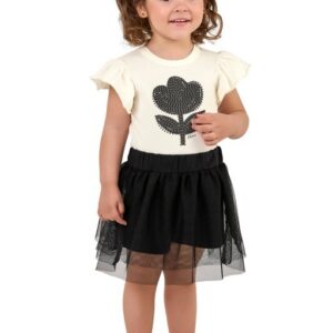 Conjunto Infantil Saia Tule