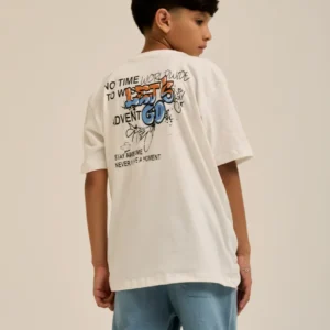 Camiseta Juvenil Estampada Over Let's Go