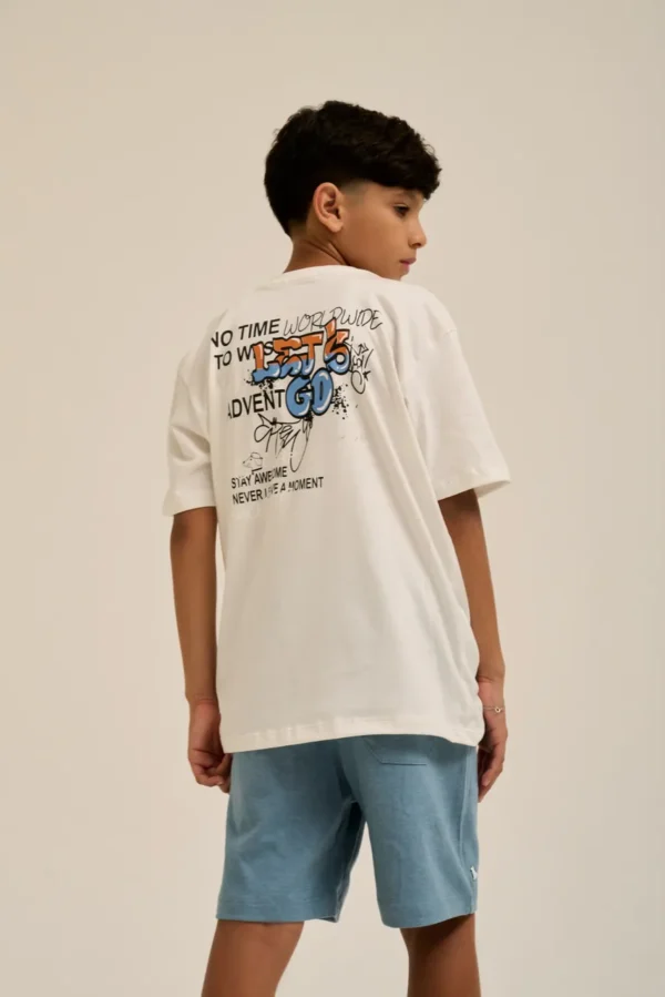 Camiseta Juvenil Estampada Over Let's Go