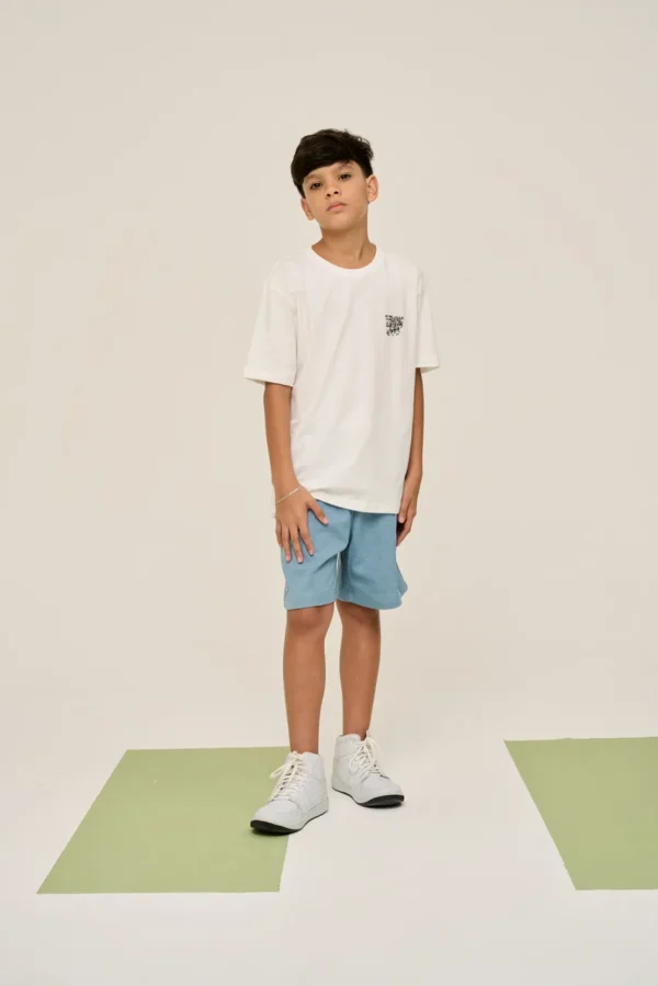 Camiseta Juvenil Estampada Over Let's Go - Imagem 3