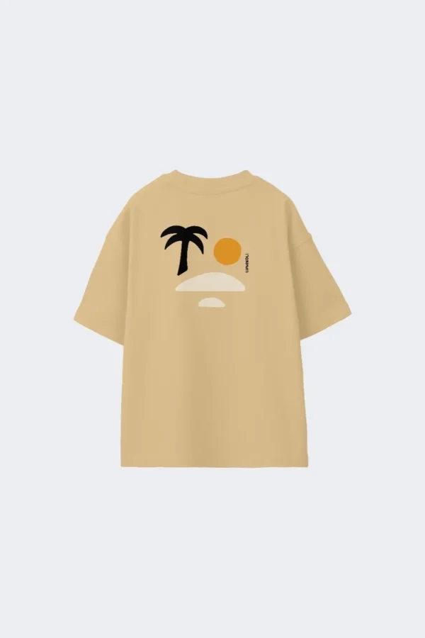 Camiseta Juvenil Estampada Over Coqueiro