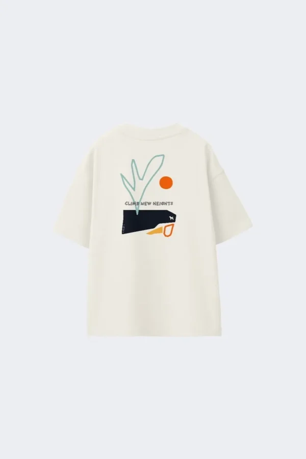 Camiseta Juvenil Estampada Over Climb New