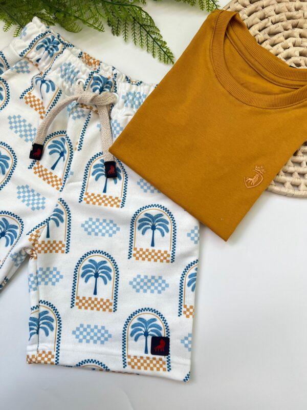Conjunto Infantil Premium Palmeira Azul