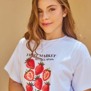 Camiseta Teen Moranguinhos