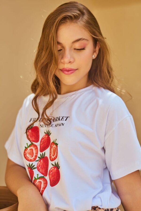 Camiseta Teen Moranguinhos - Imagem 4