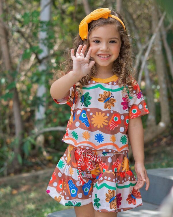 Conjunto Infantil Bambolê Borboletas