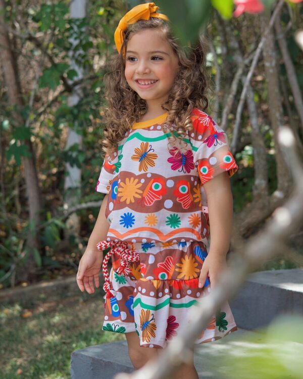 Conjunto Infantil Bambolê Borboletas